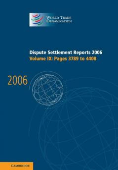 Dispute Settlement Reports 2006
