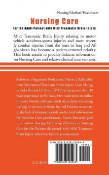 Nursing Care for the Adult Patient With Mild Traumatic Brain Injury