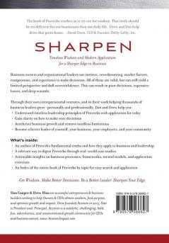 Sharpen: A Guidebook for Business Ownership and Adventures in Leadership