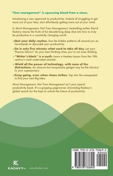 Mind Management Not Time Management