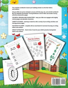 My First Alphabet and Number Tracing Workbook: A Beginner's Workbook to Practice Tracing Letters & Numbers and More!