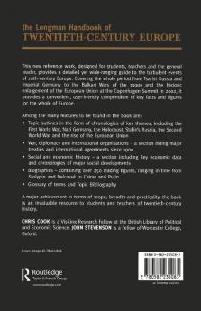 Longman Handbook of Twentieth Century Europe