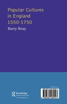 Popular Cultures in England 1550-1750