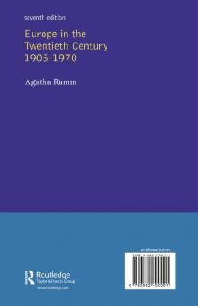 Grant and Temperley's Europe in the Twentieth Century 1905-1970