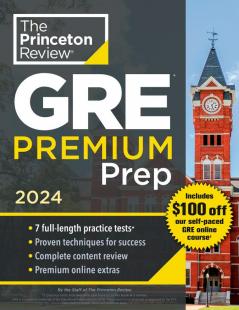 Princeton Review GRE Premium Prep 2024