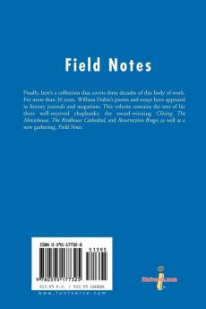 Field Notes: New and Collected Poems