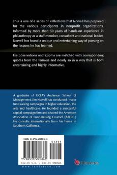 Reflections for the Effective Nonprofit Volunteer: Quotes Axioms and Observations to Help You Serve Our Important Institutions