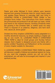 Lessons from a Christmas Tree Farm