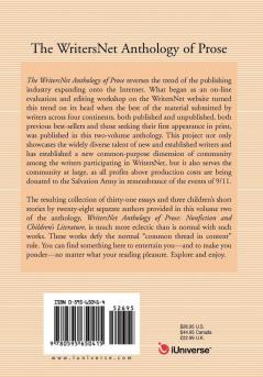 The WritersNet Anthology of Prose