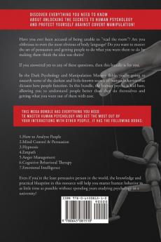 DARK PSYCHOLOGY AND MANIPULATION MASTERY BIBLE 7 Books in 1