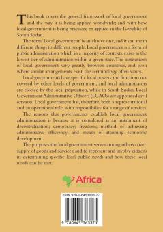 Local Government Administration in Practice in South Sudan