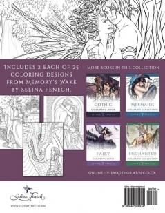 Victorian Romance - The Memory's Wake Coloring Book: 13 (Fantasy Coloring by Selina)