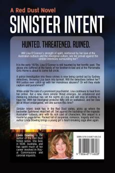 Sinister Intent: Book 2 in the Red Dust Novel Series: 1