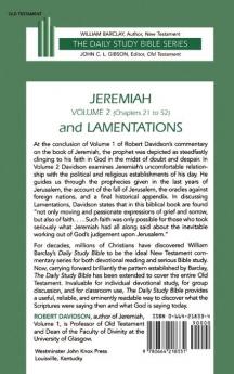 Jeremiah: 2 (Daily Study Bible-Old Testament)