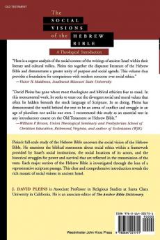 Social Visions of the Hebrew Bible