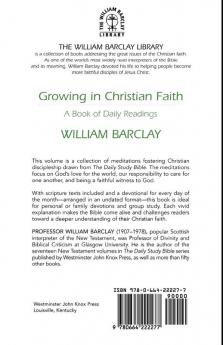 Growing in Christian Faith: A Book of Daily Readings (The William Barclay Library)