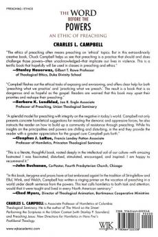 The Word before the Powers: An Ethic of Preaching