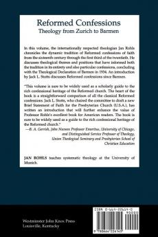 Reformed Confessions: Theology from Zurich to Barmen (Columbia Series in Reformed Theology)