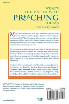 What's the Matter with Preaching Today?
