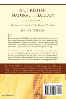 A Christian Natural Theology Second Edition: Based on the Thought of Alfred North Whitehead