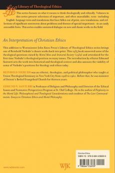 An Interpretation of Christian Ethics (Library of Theological Ethics)