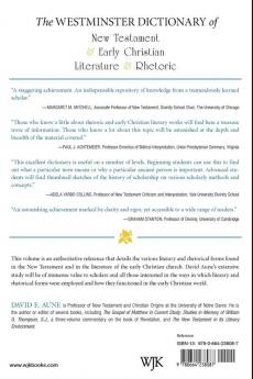 The Westminster Dictionary of New Testament & Early Christian Literature & Rhetoric (Daily Study Bible)