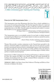 First and Second Timothy and Titus: Interpretation (Interpretation: A Bible Commentary for Teaching and Preaching)