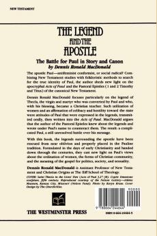 The Legend and the Apostle: The Battle for Paul in Story and Canon