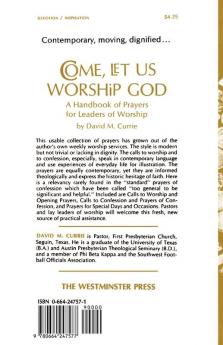 Come Let Us Worship God: A Handbook of Prayers for Leaders of Worship