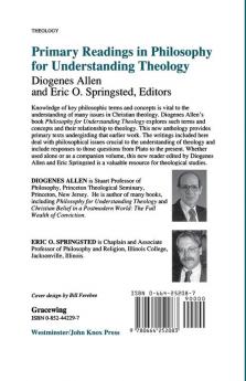 Primary Readings in Philosophy for Understanding Theology