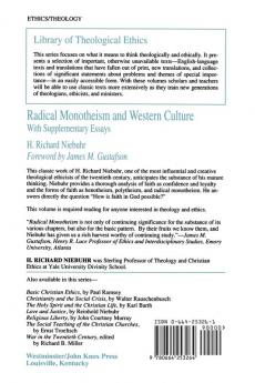 Radical Monotheism and Western Culture: With Supplementary Essays (Library of Theological Ethics)