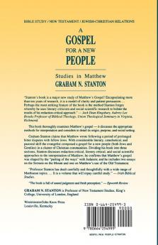 A Gospel for a New People: Studies in Matthew