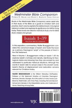 Isaiah 1-39 (Westminster Bible Companion)