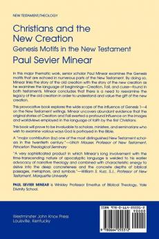 Christians and the New Creation