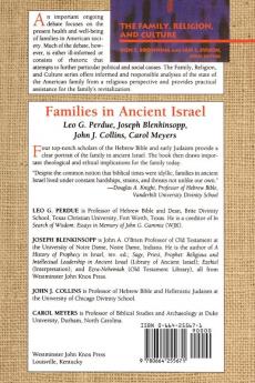 Families in Ancient Israel (Family Religion and Culture)