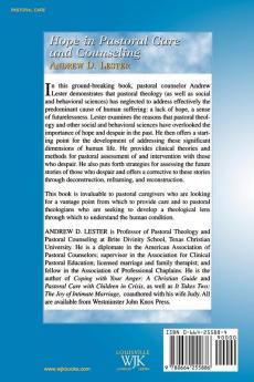 Hope in Pastoral Care and Counseling