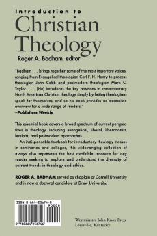 Introduction to Christian Theology: Comtemporary North American Perspectives