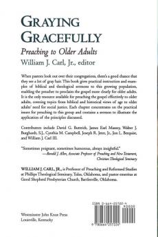 Graying Gracefully: Preaching to Older Adults