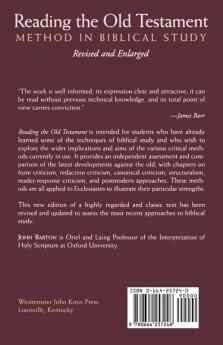 Reading the Old Testament Revised and Expanded: Method in Biblical Study