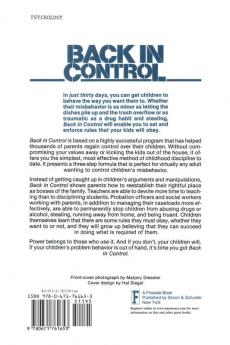 Back in Control: How to Get Your Children to Behave