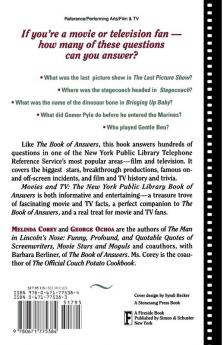 Movies and TV: The New York Public Library Book of Answers