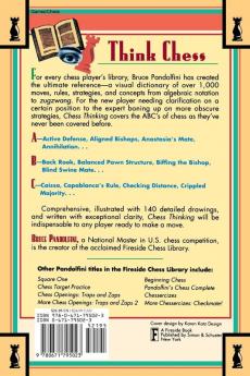 Chess Thinking: The Visual Dictionary of Chess Moves Rules Strategies and Concepts (Fireside Chess Library)