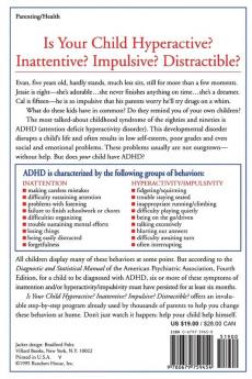 Is Your Child Hyperactive? Inattentive? Impulsive? Distractable?
