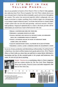 Terry Trucco's Where to Find It: The Essential Guide to Hard-to-Locate Goods and Services From A-Z