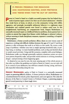 Parent In Control: Restore Order in Your Home and Create a Loving Relationship with Your Adolescent