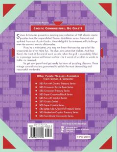 Simon & Schusters Super Crostics # 4 (Super Crostics Book)