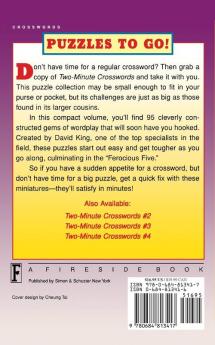 Simon & Schuster Two-Minute Crosswords Volume 5