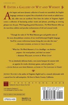 The Word Museum: The Most Remarkable English Words Ever Forgotten