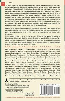 The Best American Poetry