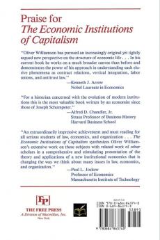 The Economic Intstitutions of Capitalism